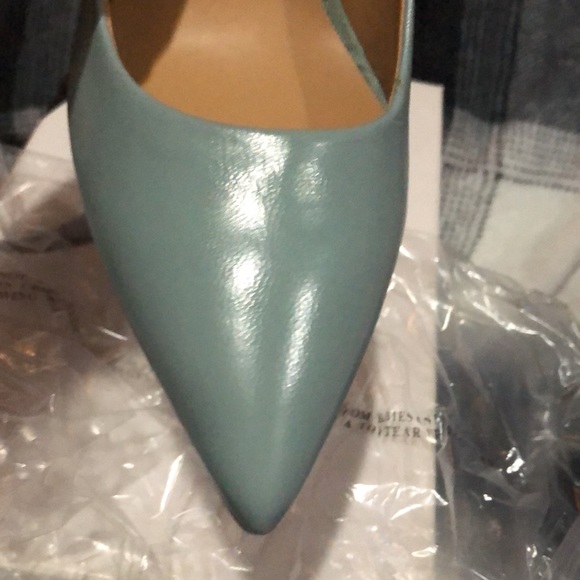 NWT NWFLAX AQUA LEATHER UPPER PUMP!!! - Picture 4 of 8